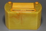 Rare Insert Grill FADA 652 ’Temple’ Catalin Radio - Onyx + Yellow